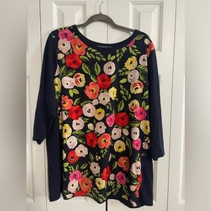 Women’s 2x Lane Bryant blouse with 3/4 sleeve